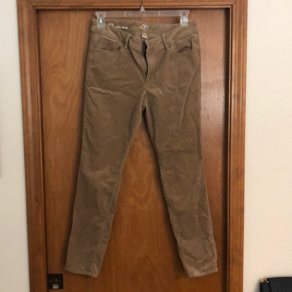Corduroy pants from The Loft
